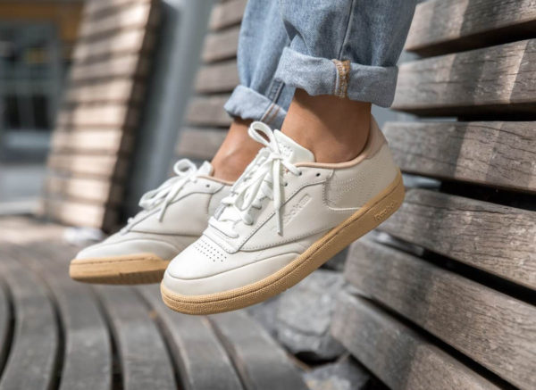 reebok club c 85 beige damen