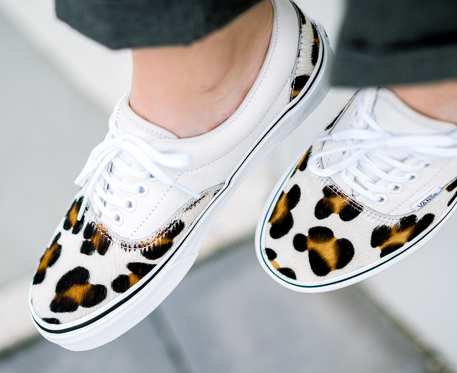 vans leopard blanc