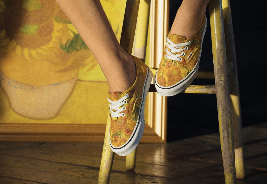 vans slip on tournesol