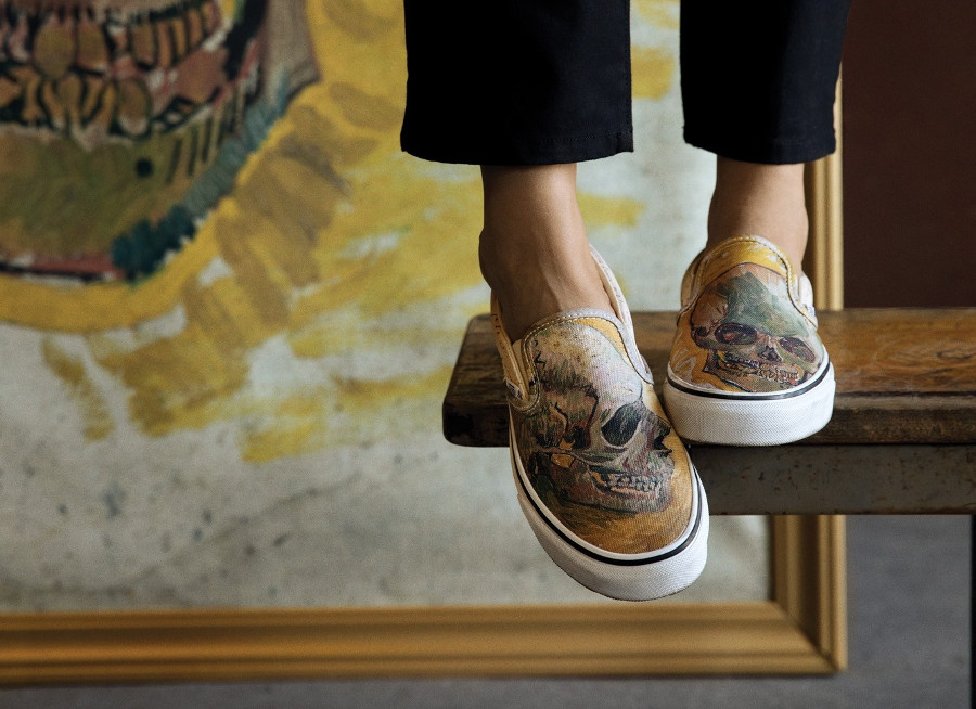 vans slip on x van gogh