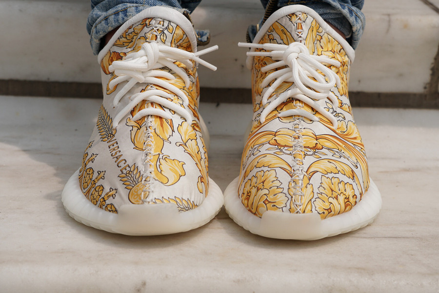 versace yeezys