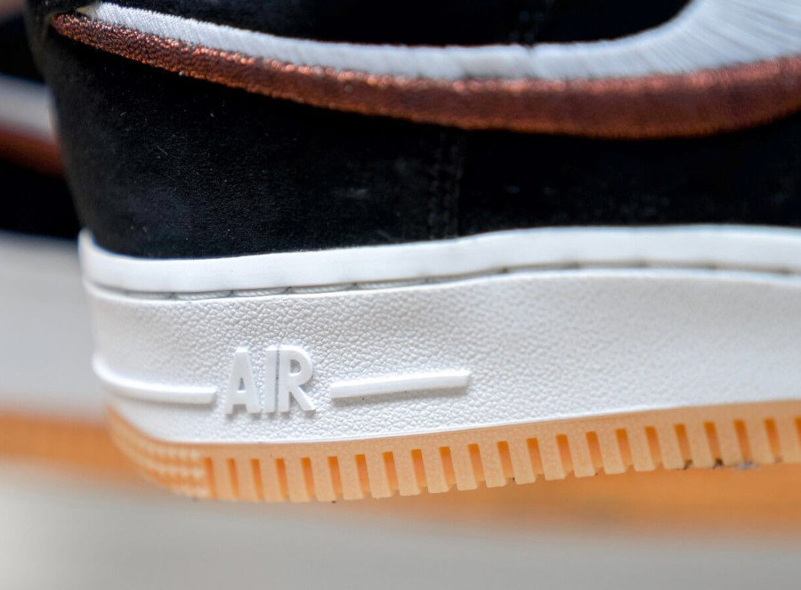 air force noir daim basse