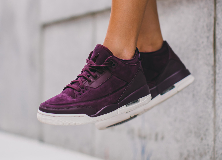 womens jordan 3 bordeaux