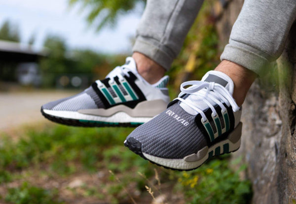 adidas eqt support adv femme verte