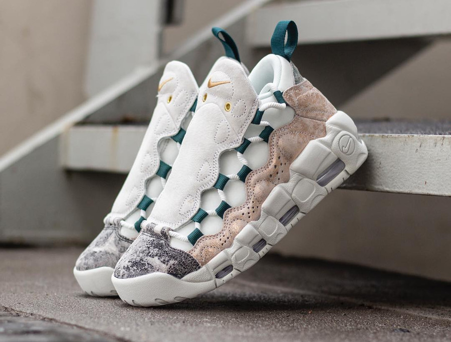 nike air more money marble luxe