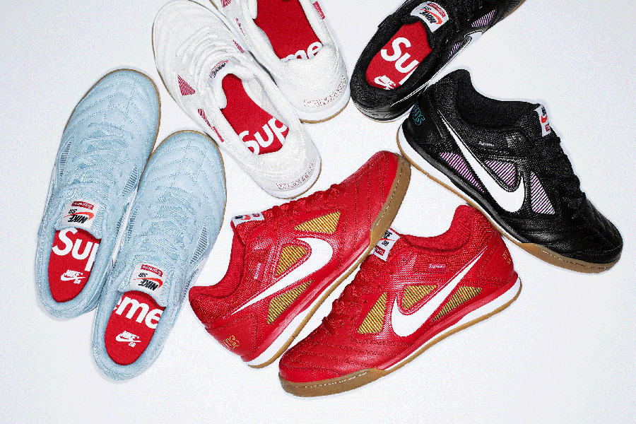 nike x supreme world famous