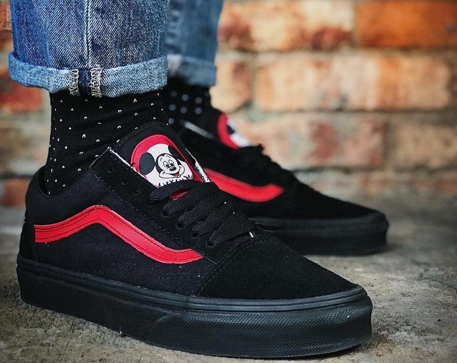 Disney x Vans Old Skool Mickey Mouse - @the_waffle_diary