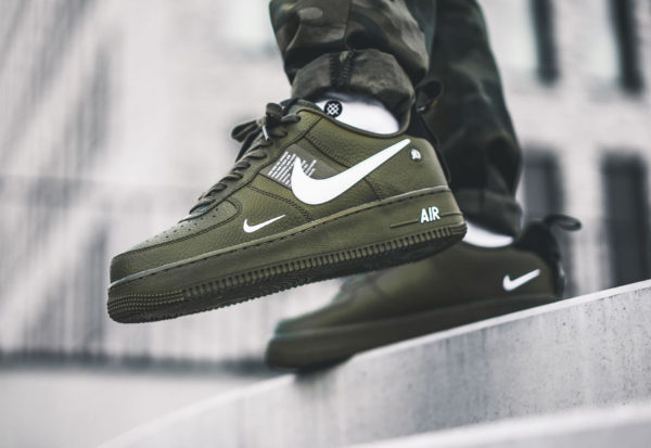 nike air force 1 lv8 utility on feet