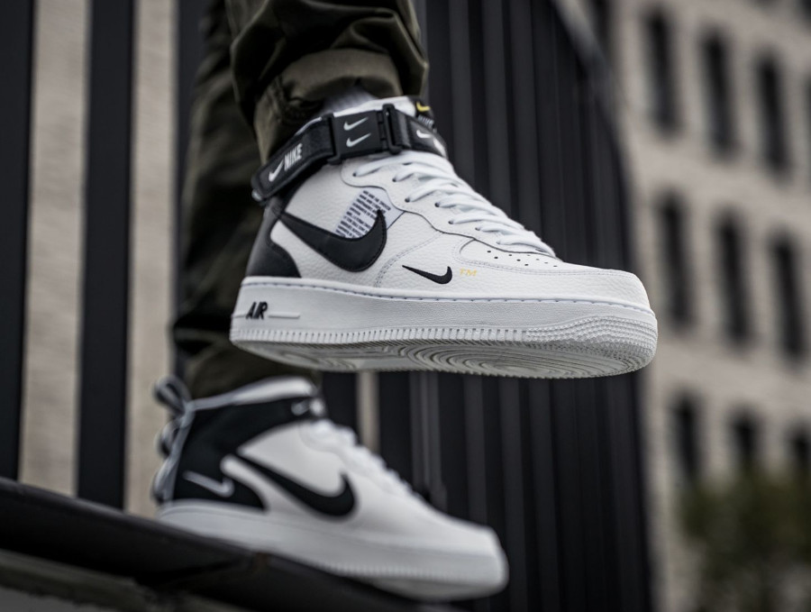 nike air force 1 lv8 utility on feet