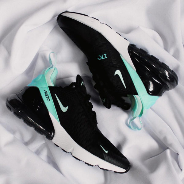 nike air black and turquoise