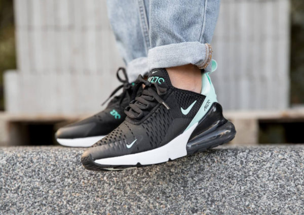 nike air max 270 turquoise and black