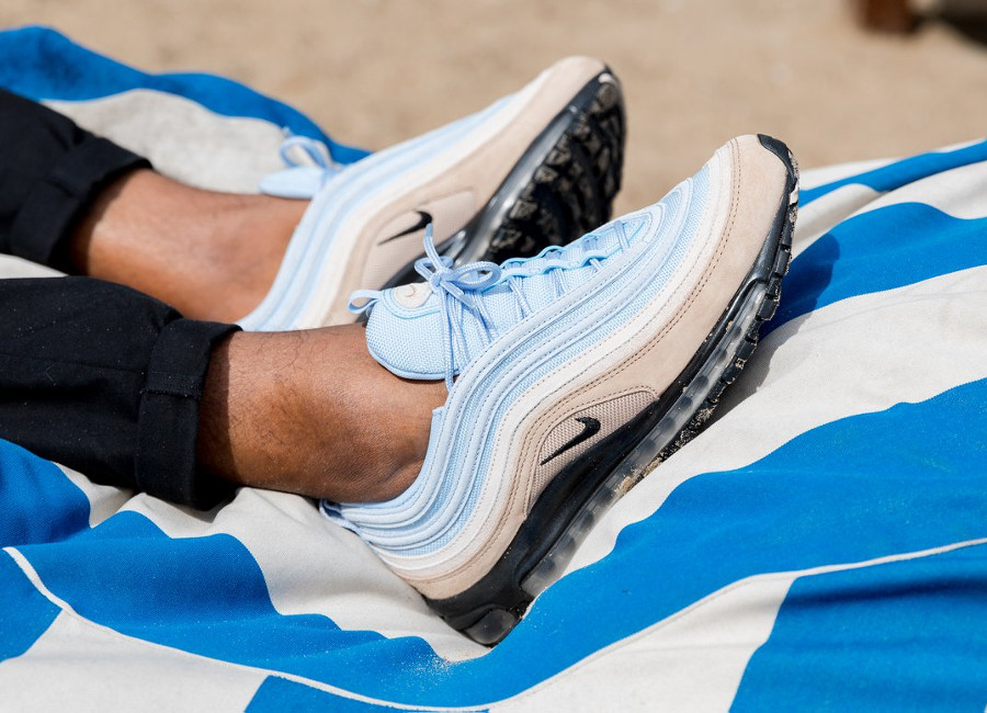 nike air max 97 premium desert black sand & royal