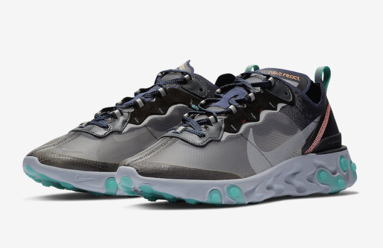 nike react element 87 homme verte