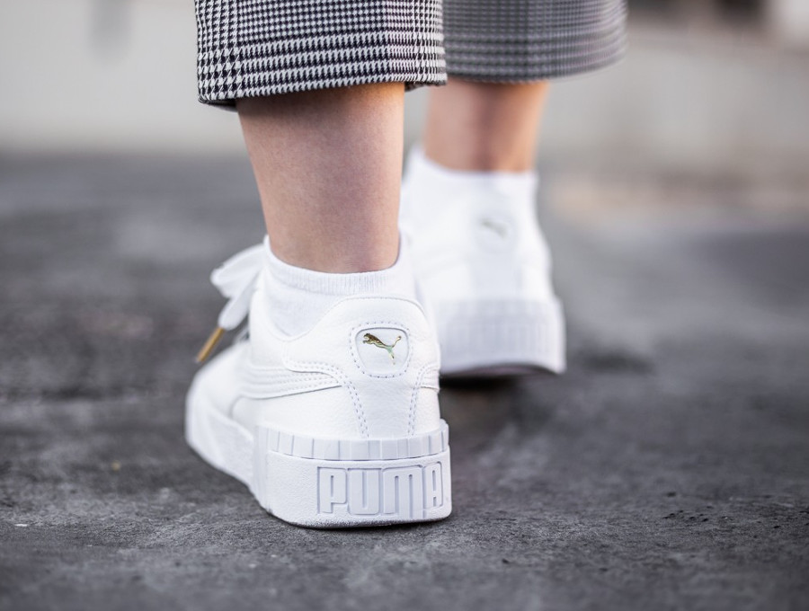 puma cali fashion blanche et noir