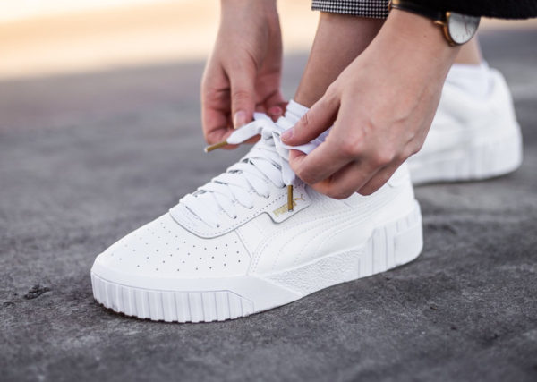 puma cali toute blanche