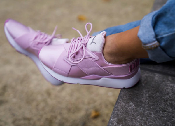 puma muse satin purple