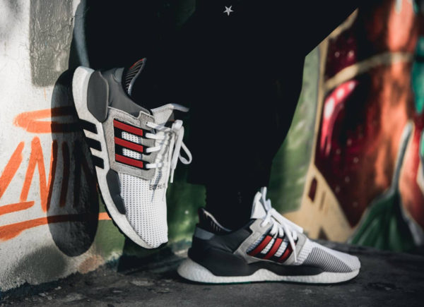 adidas eqt support 91 2018 boost blanche et rouge B37521 6 600x435