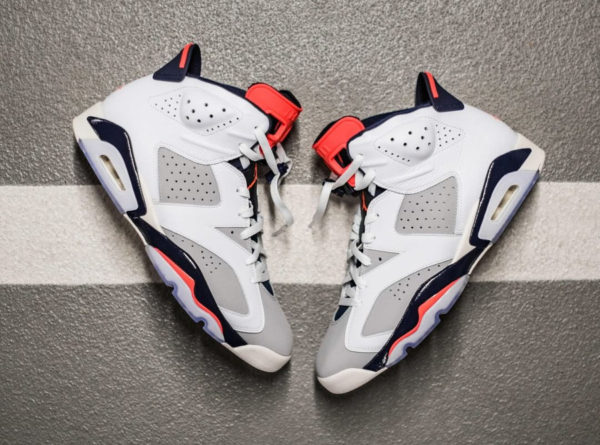 jordan 6 blanche et rouge