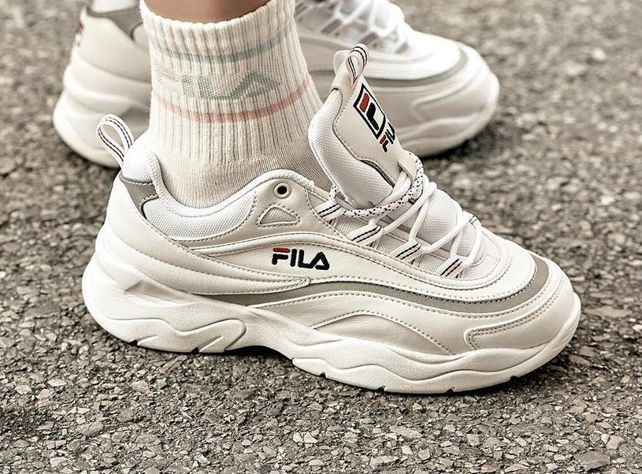 fila ray homme blanche