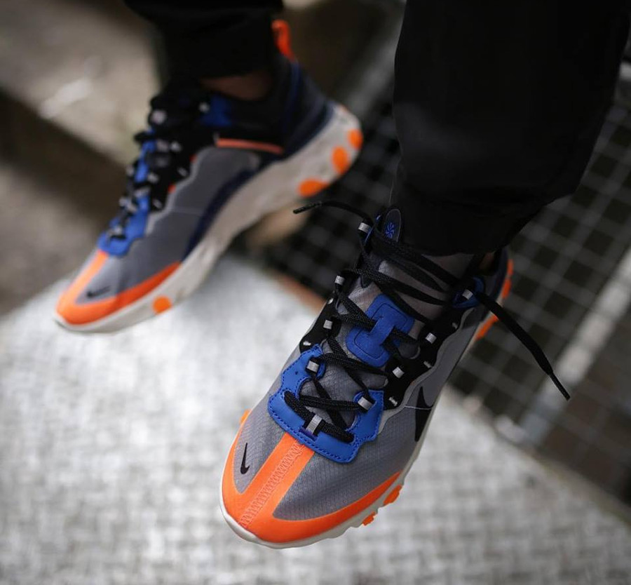 nike element 87 blue orange