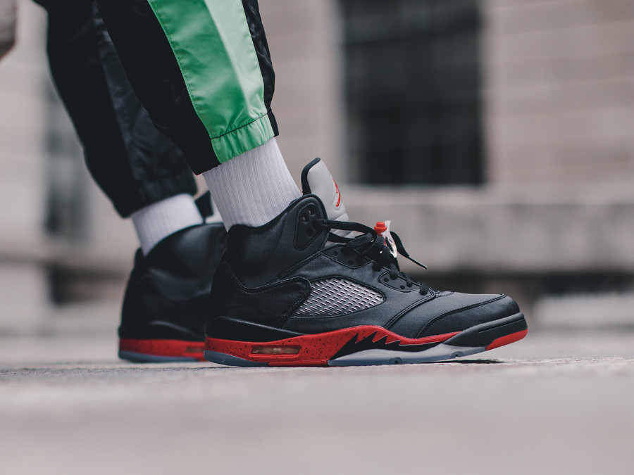 Jordan 5 deals bred satin