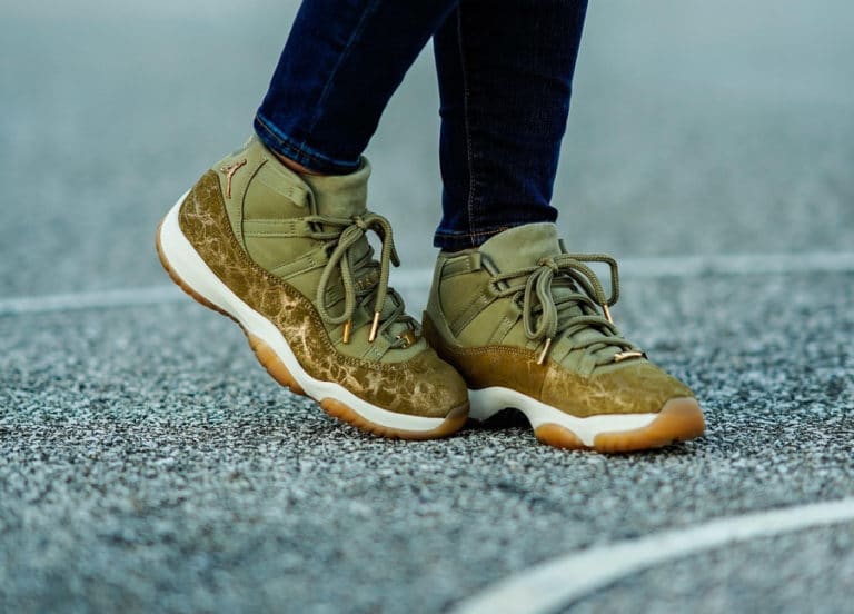 Que vaut la Air Jordan 11 XI Retro Suede Heiress 'Olive Lux'