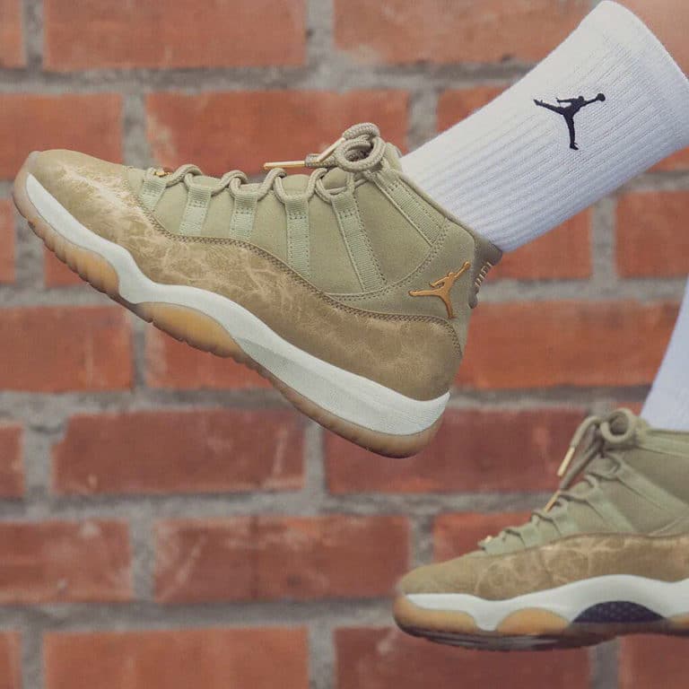 jordan 11 olive lux