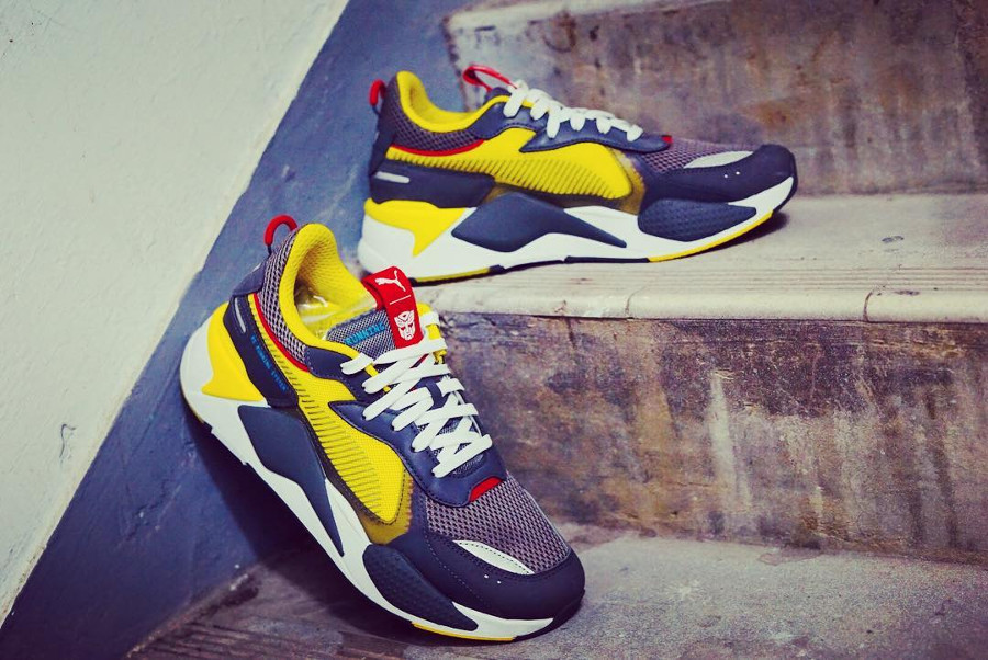 puma transformers jaune