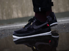 air force 1 black velvet rose