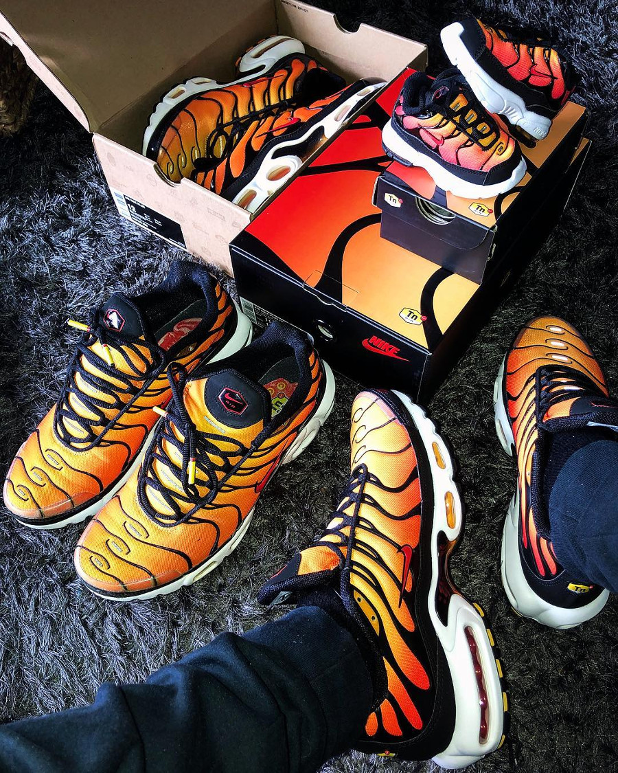 efectivo Aguanieve Temeridad Avis] Nike Air Max Requin Plus OG 2018 'Sunset' Orange Tiger