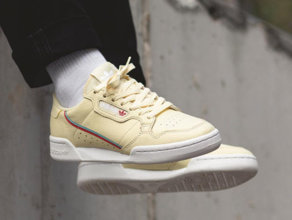 adidas continental 80 femme rouge