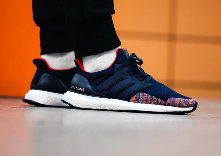 ultra boost 1. ltd multicolor navy