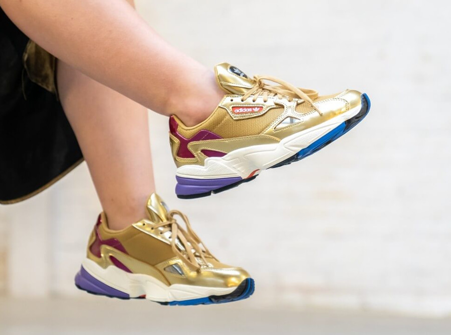 Avis] Adidas Falcon Dorf W 2018 'Metallic Tones' Gold \u0026 Multicolor