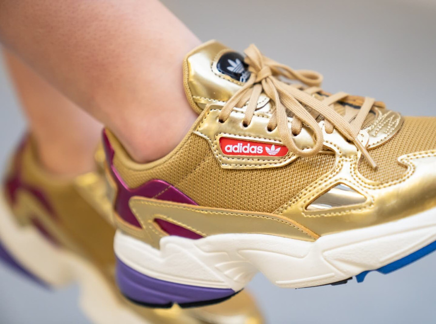 Avis] Adidas Falcon Dorf W 2018 'Metallic Tones' Gold \u0026 Multicolor