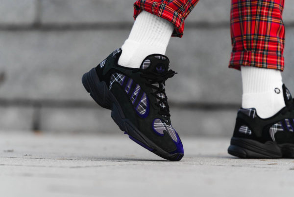 adidas yung 1 purple plaid