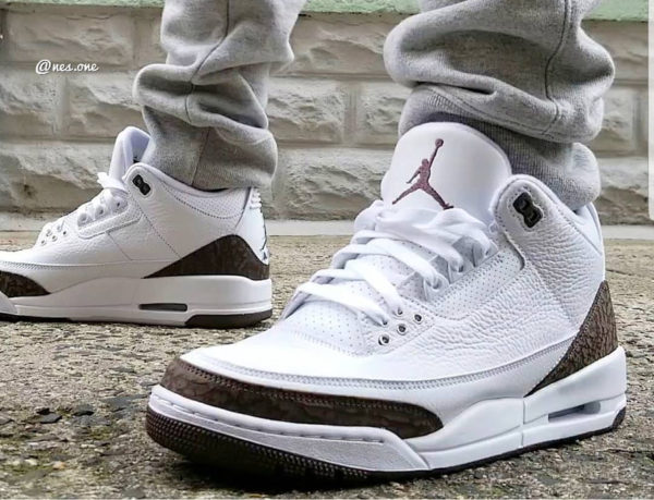 Air Jordan 3 Retro 'White Dark Mocha Chrome' 2018 (4)