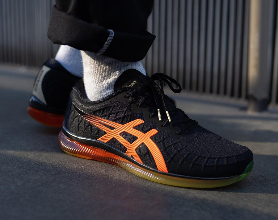 asics gel quantum infinity black orange