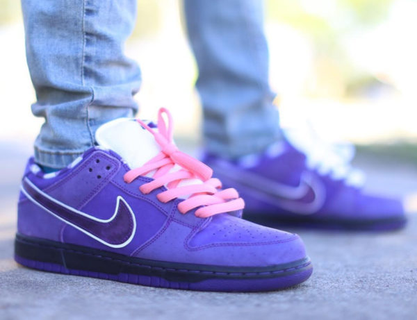 purple lobster on feet