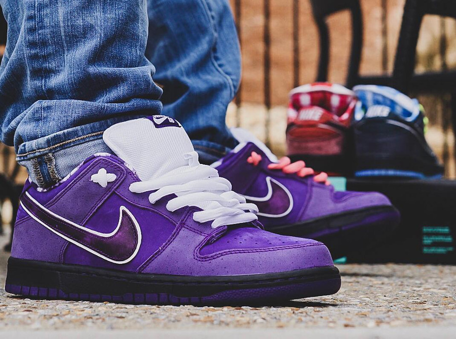 concepts x nike sb purple lobster