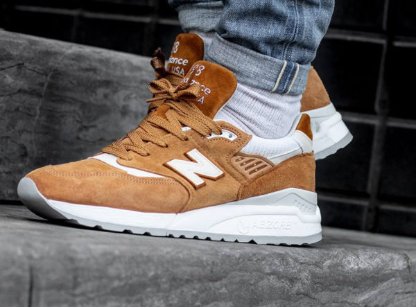 New Balance M998TCC 'Curry' Tan White Brown Sugar (made in USA)