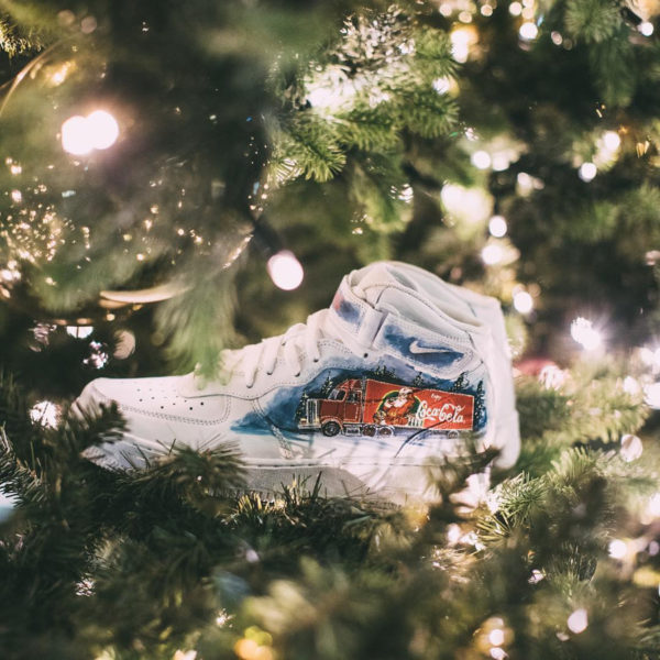 Nike Air Force 1 Mid Coca Cola (custom) - @sneakerboyzpl