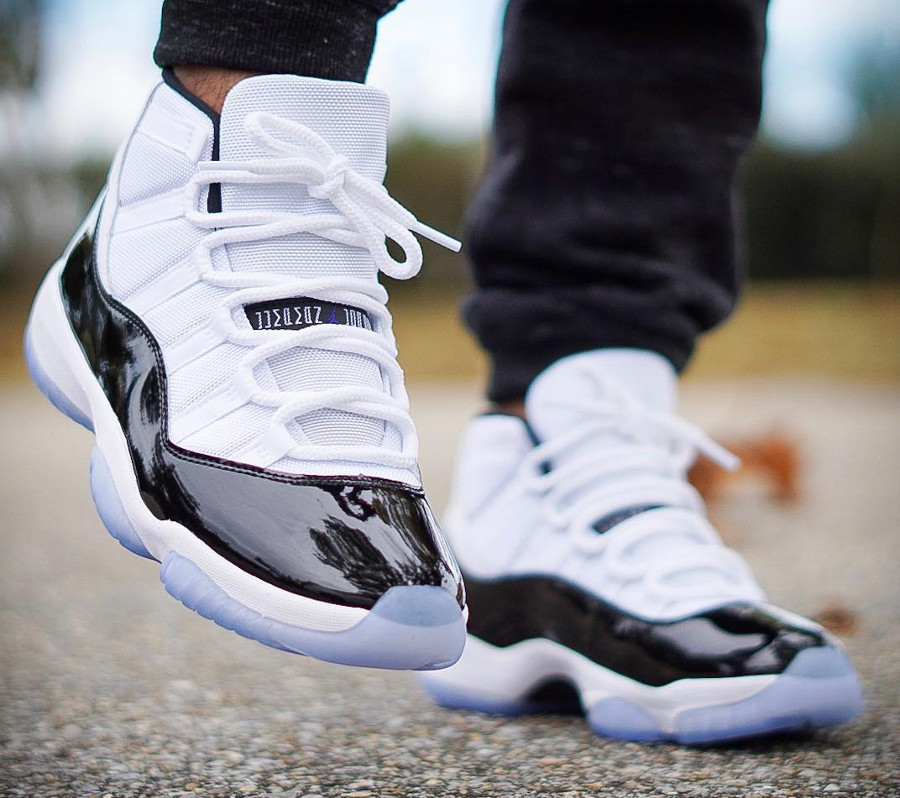 Avis] Où acheter la Air Jordan 11 XI Retro OG 'Concord 45' Black White ?