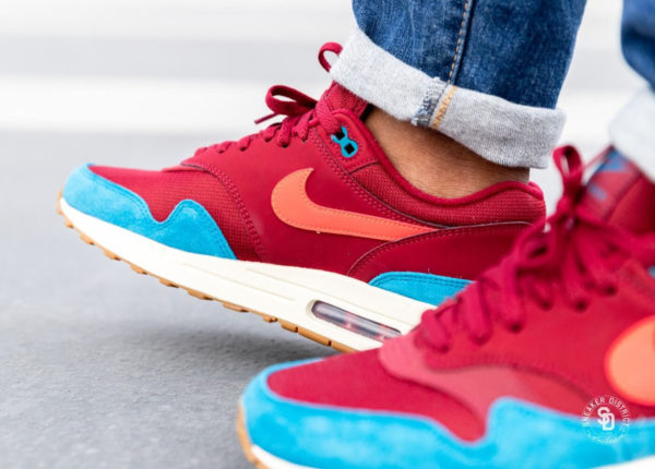 air max 1 red orbit green abyss