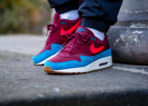 Nike Air Max 1 'Teal Red Orbit Green Abyss