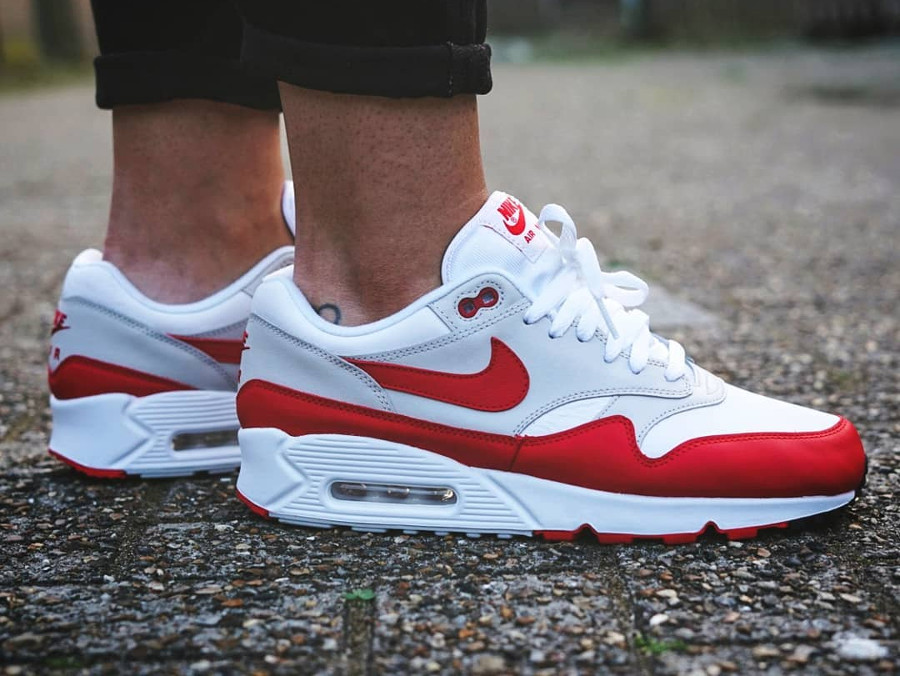 Nike Air Max 90 1 femme University Sport Red pas cher