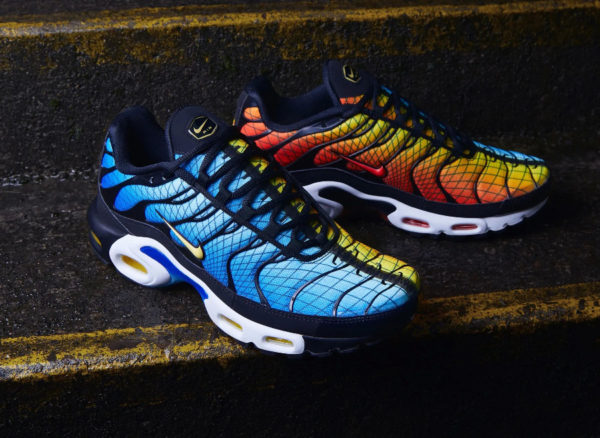 nike air max tn blue yellow