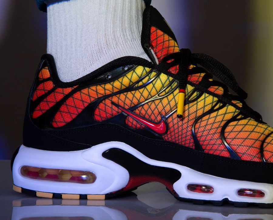 air max plus greedy on feet