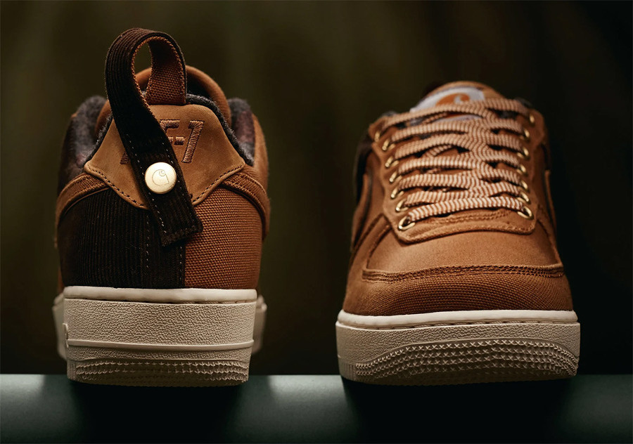 [Avis] Nike Air Force 1 '07 PRM Carhartt WIP marron 'Hamilton Brown'