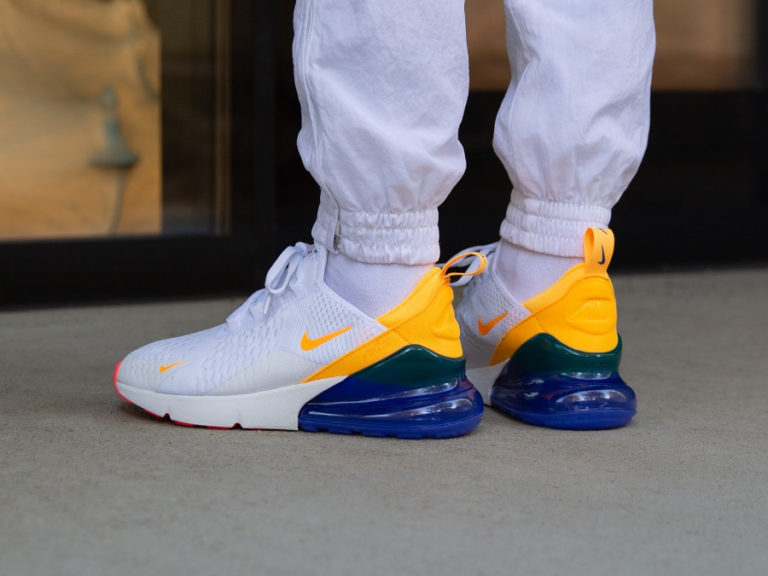 air max 270 blanche et jaune fluo