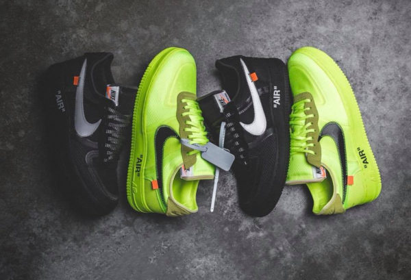 air force fluo off white